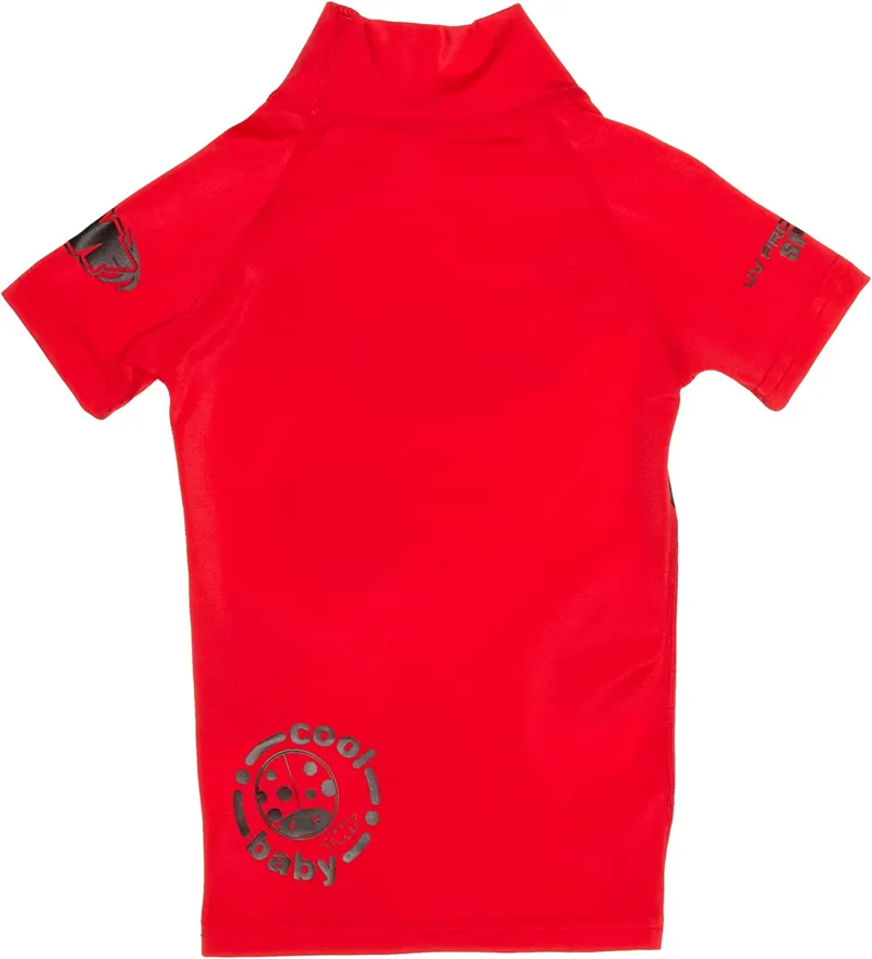 TWF Kids Tots Rash Vest Red-1